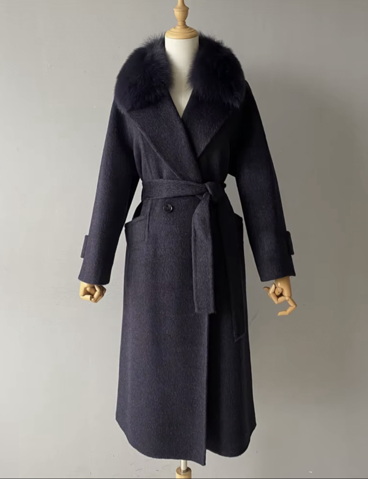 Leonie long fur coat