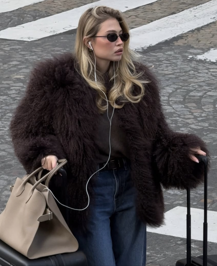 Charlotte shearling coat