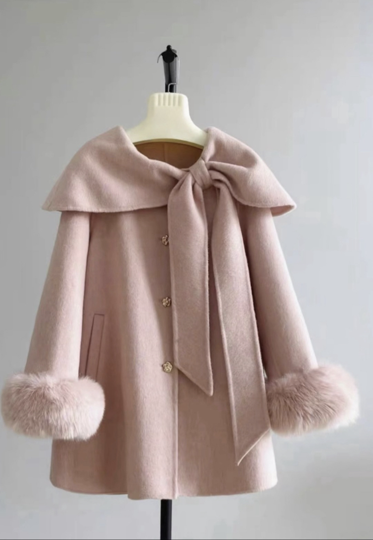 Maison Rose Fur Coat