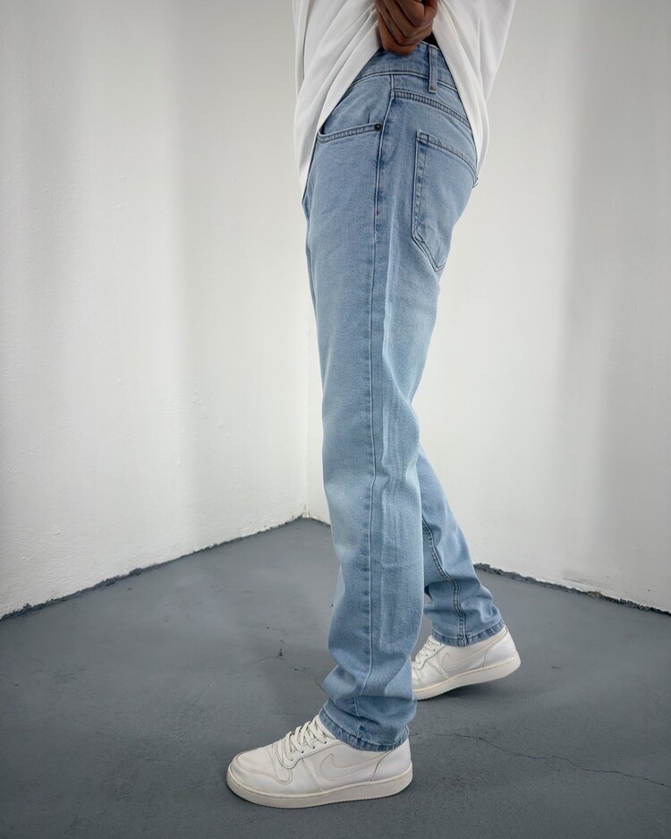 Açık Mavi Slim Fit JEAN