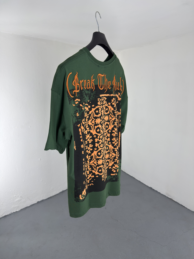 Break The Rules Tee Green