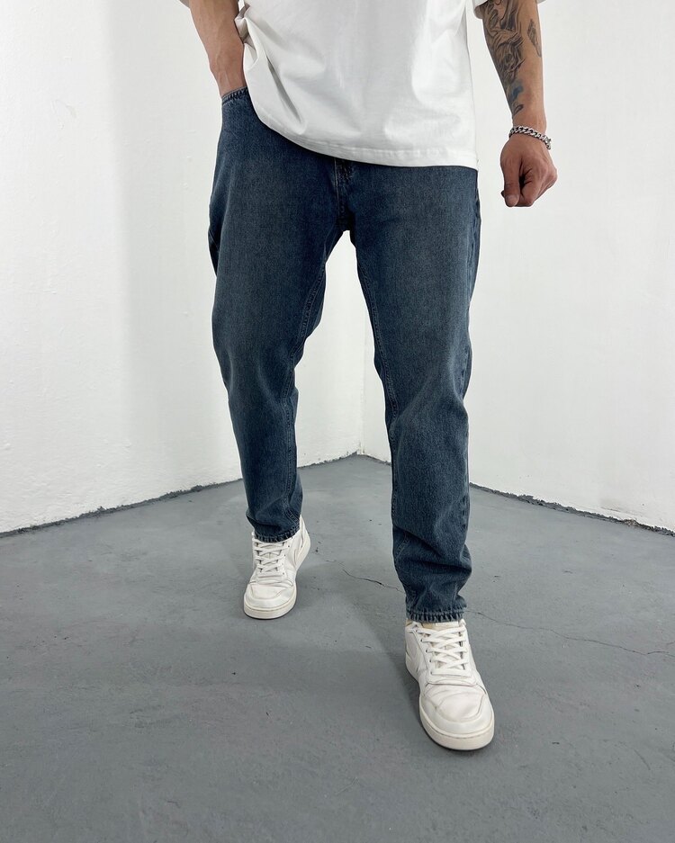 Boyfriend Jean mavi