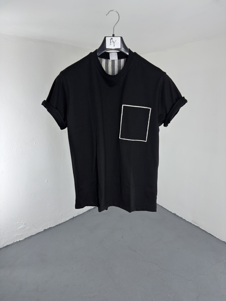 Nakış Detaylı T-Shirt siyah