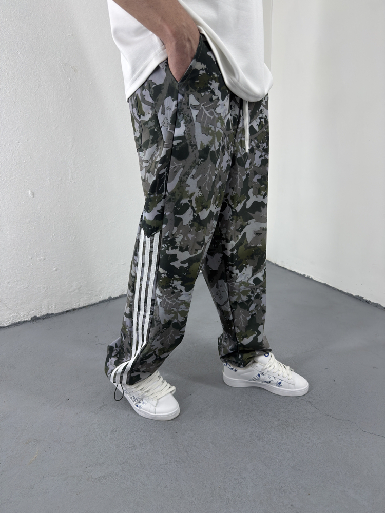 Kamuflaj Paraşüt Jogger Yeşil