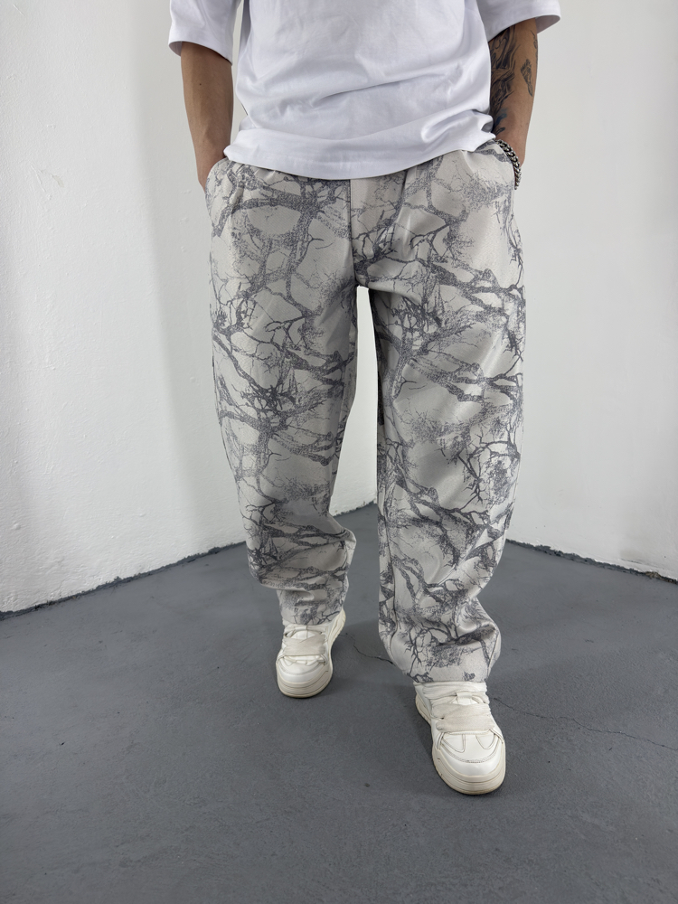 Deadwood Pattern Wide Leg Pant