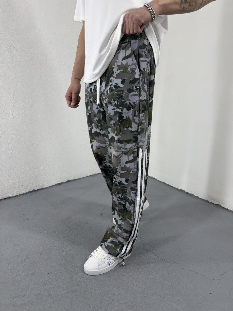 Kamuflaj Paraşüt Jogger Yeşil