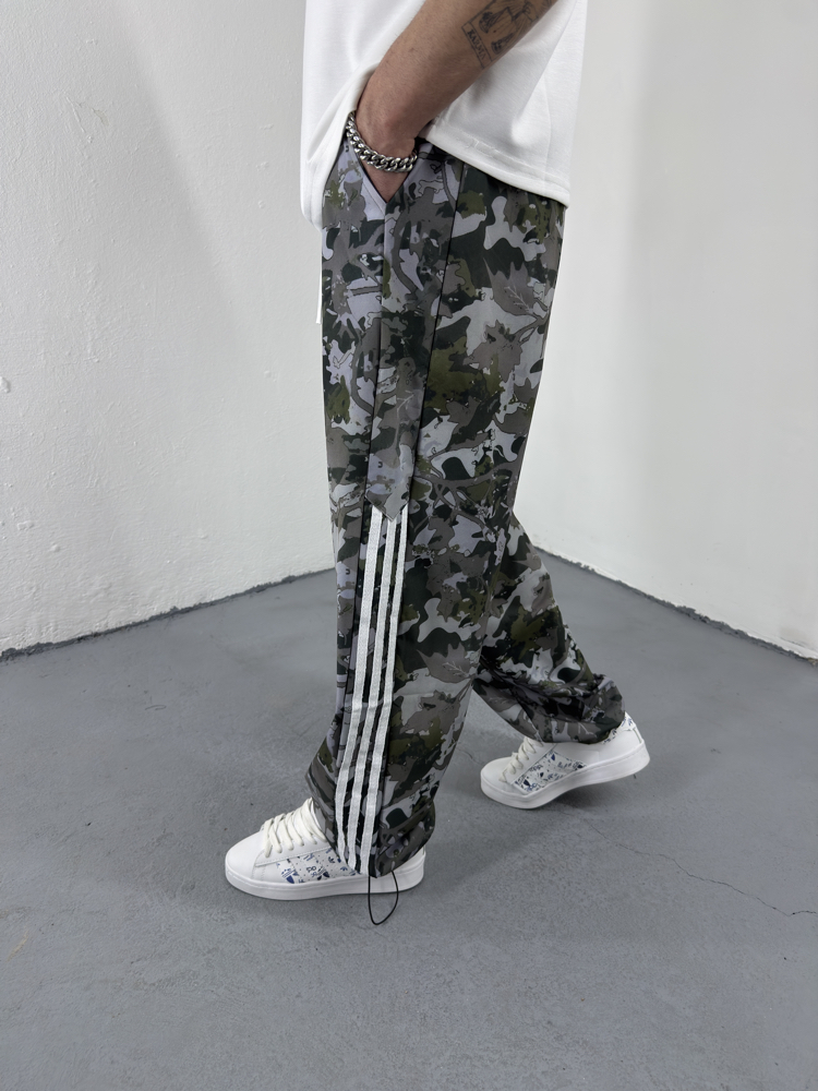 Kamuflaj Paraşüt Jogger Yeşil