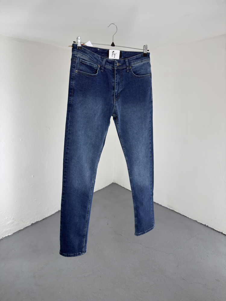 SlimFit Koyu Mavi Jean