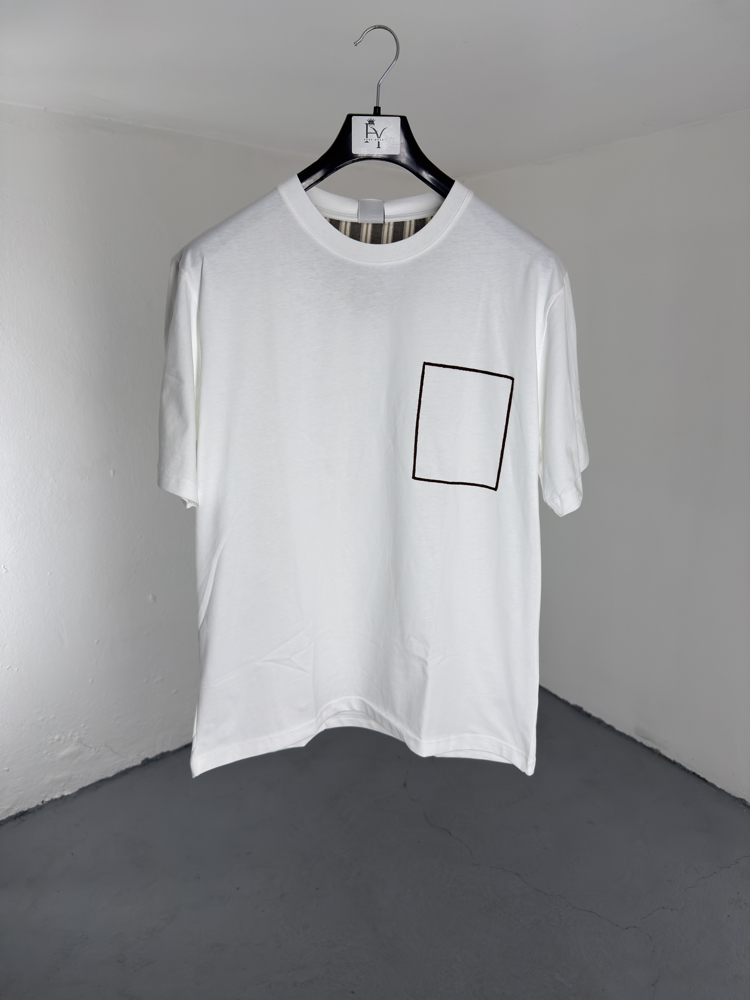 Nakış Detaylı T-Shirt beyaz
