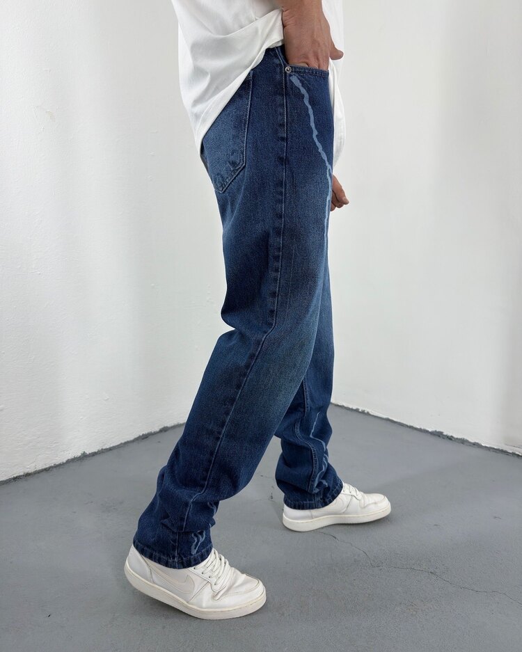 Charged Blue Baggy JEAN