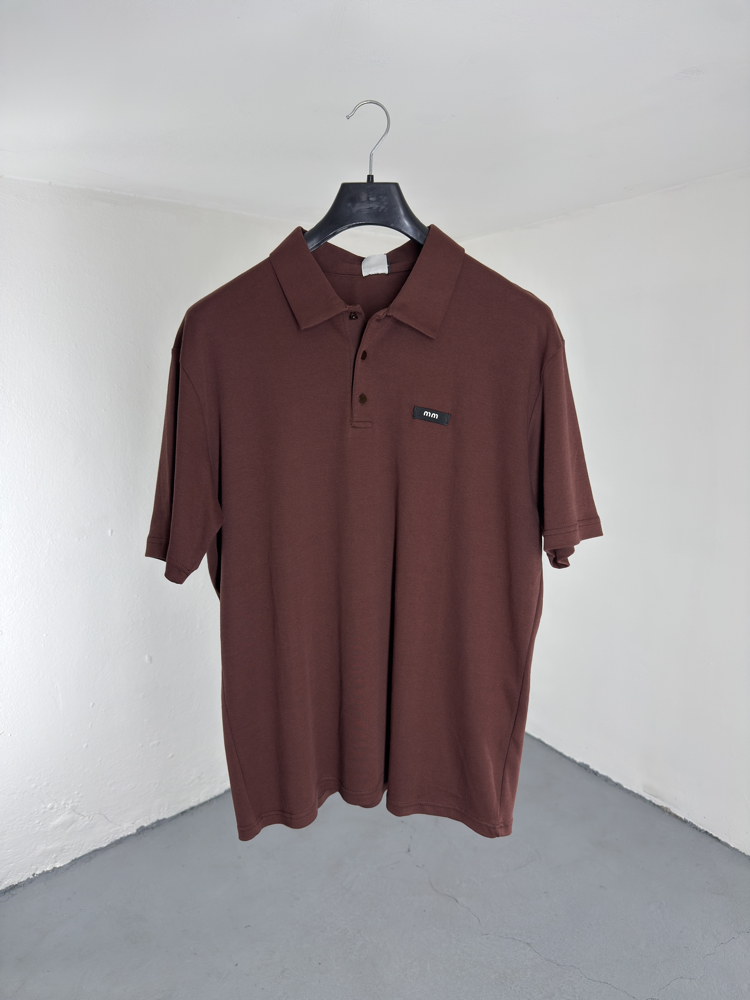 Kahverengi Polo Yaka