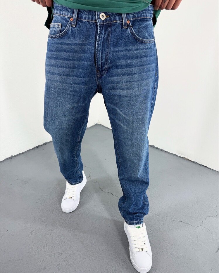 Blue Crash Boyfriend JEAN
