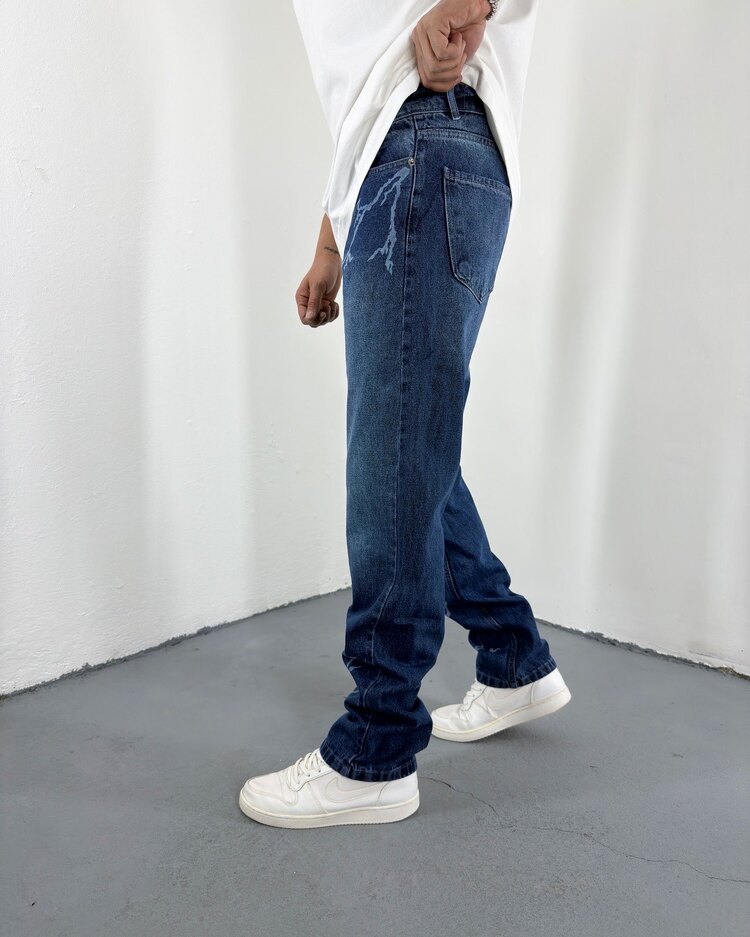 Charged Blue Baggy JEAN