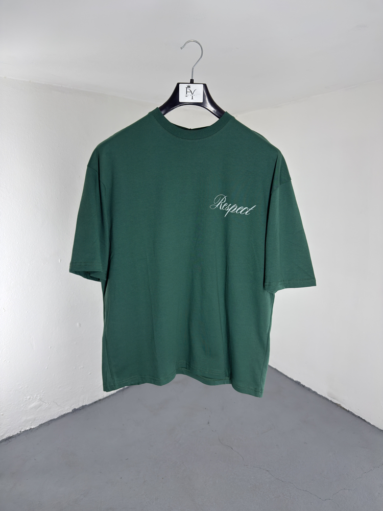 Respective Printed OverSize T-Shirt green