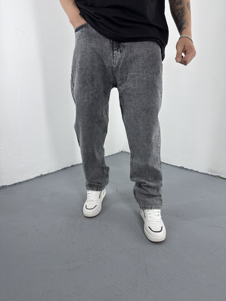 Iced Grey Baggy JEAN
