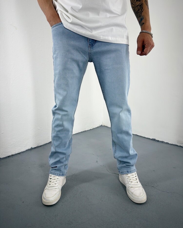 Açık Mavi Slim Fit JEAN
