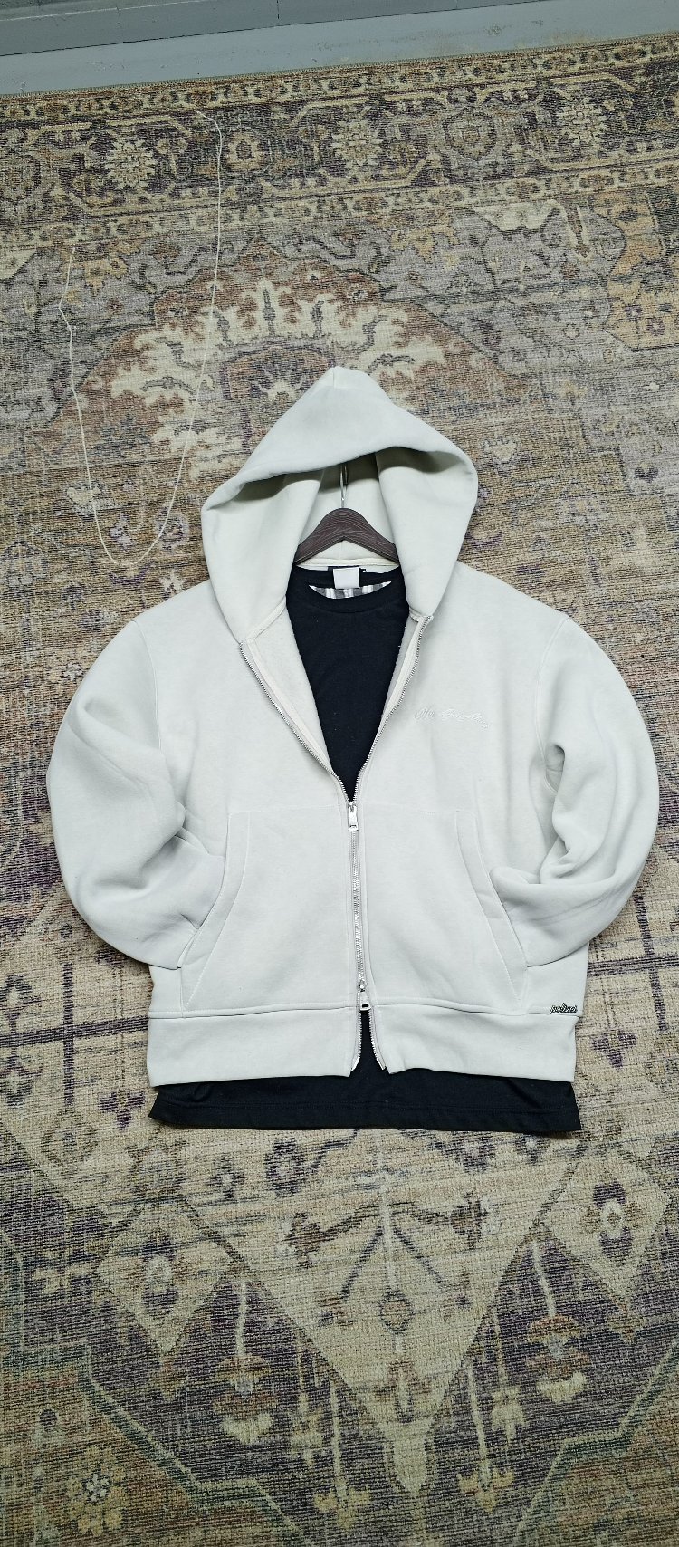 Zipper Hoodie gri