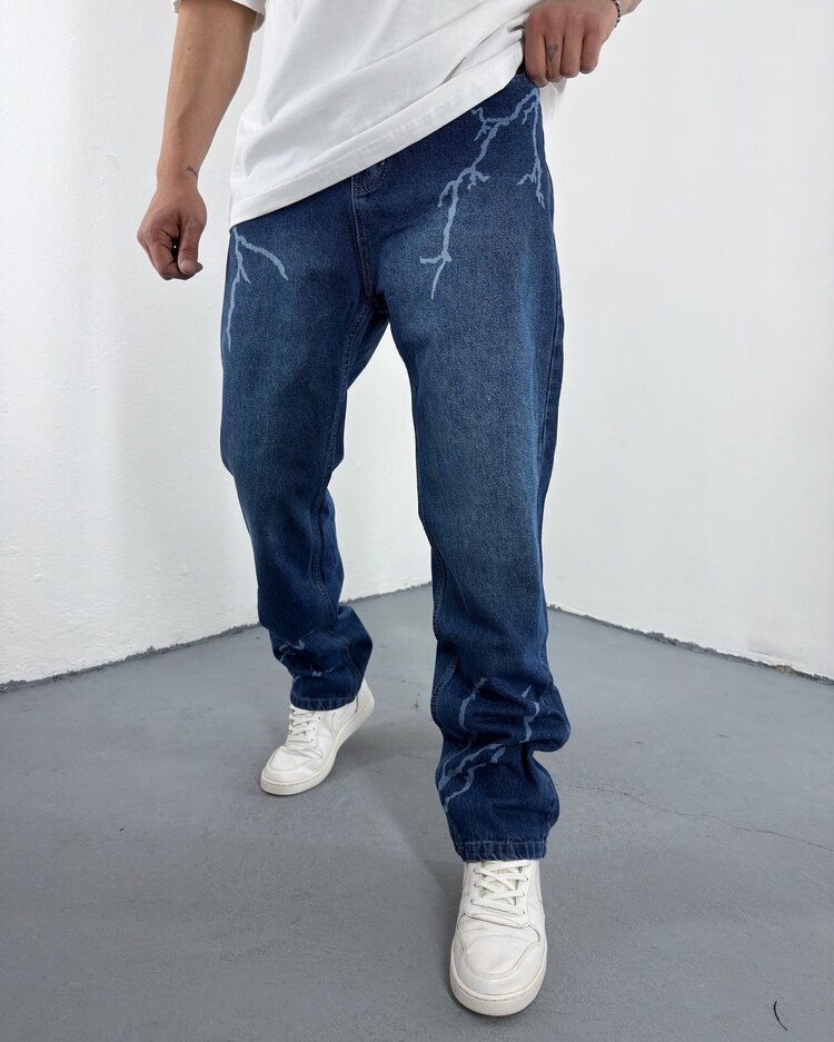 Charged Blue Baggy JEAN