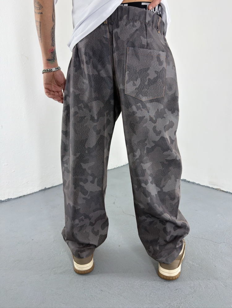 Urban Camo Wide Leg Pant