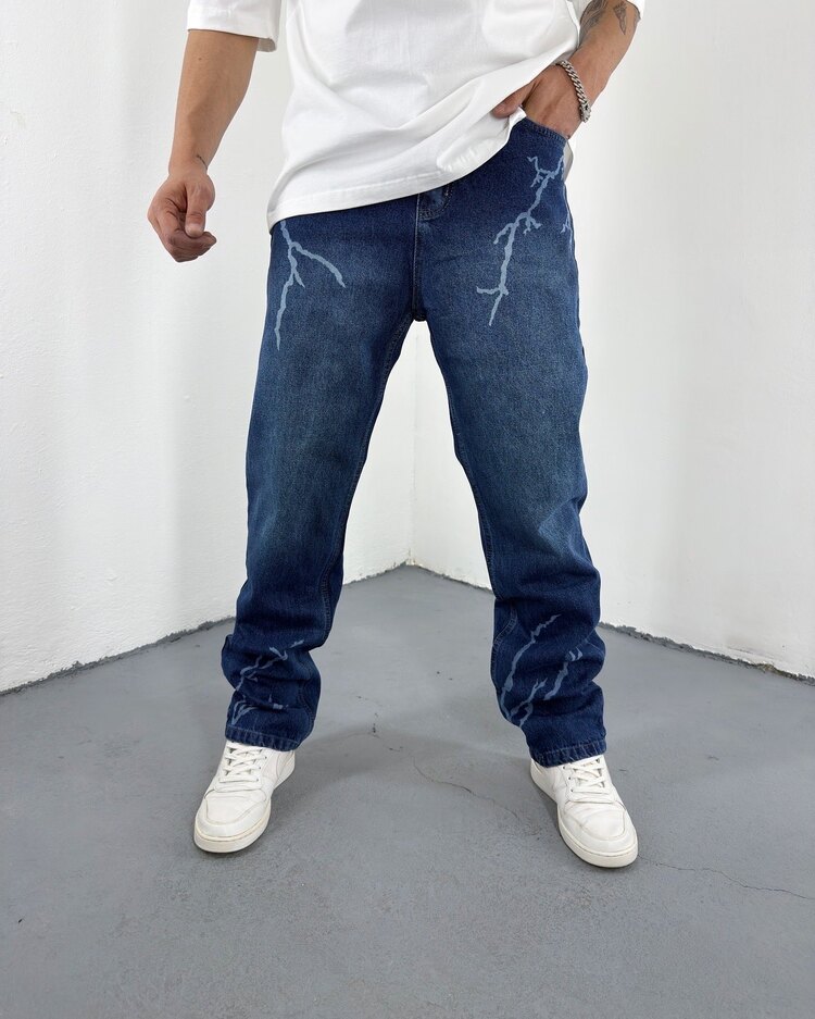 Charged Blue Baggy JEAN