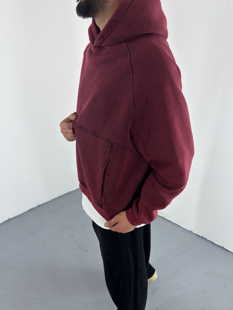 BoxyFit Yıkamalı Hoodie