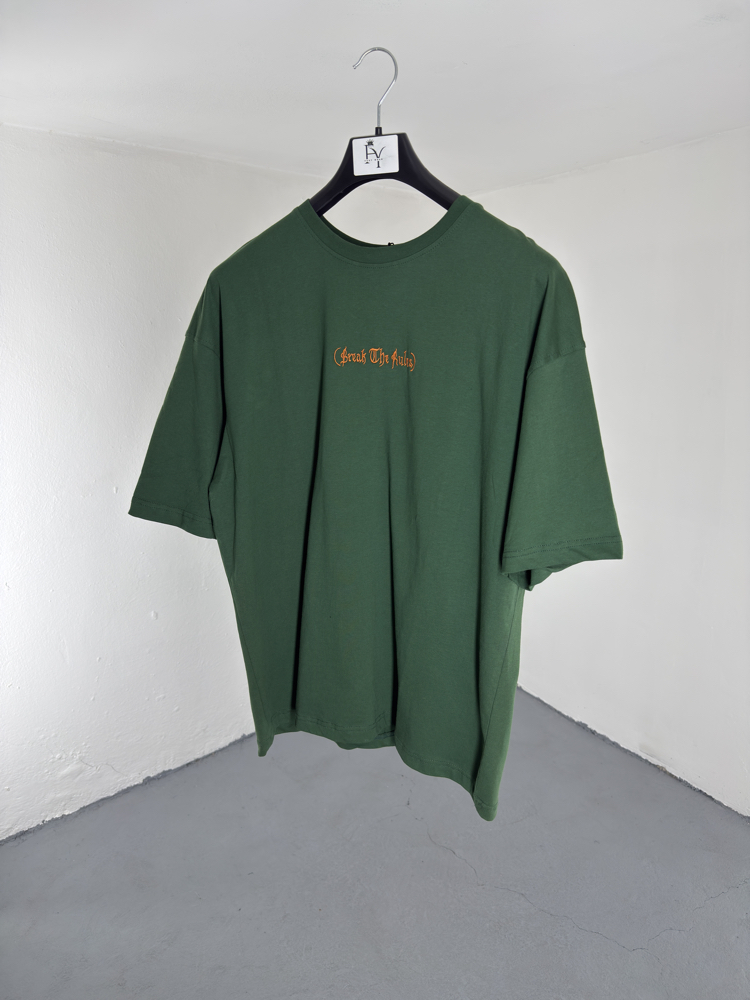 Break The Rules Tee Green