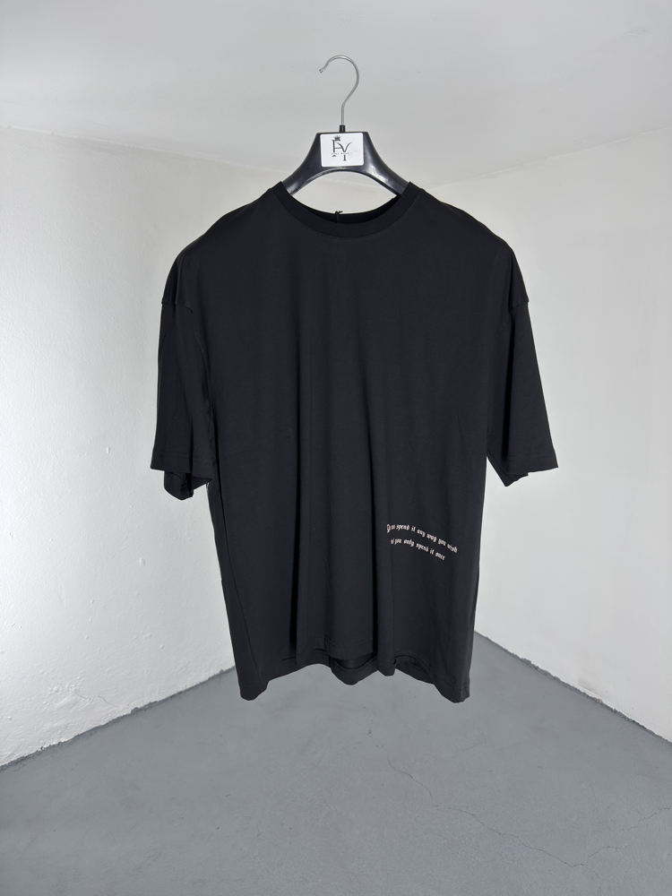life is like is coin Tee siyah
