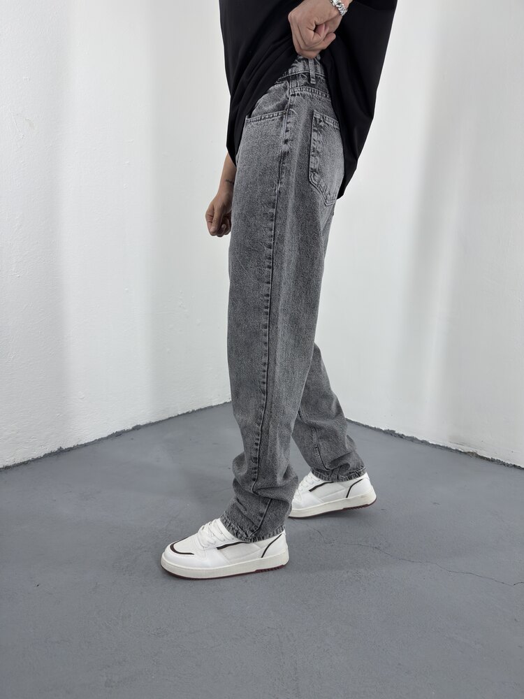 Iced Grey Baggy JEAN