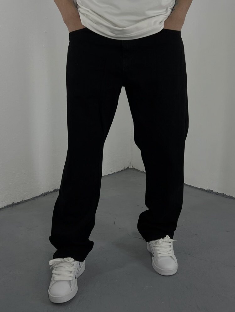 Dark Black Baggy Jean