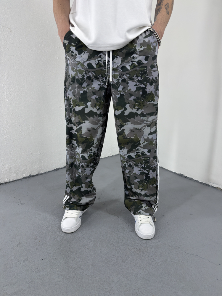 Kamuflaj Paraşüt Jogger Yeşil