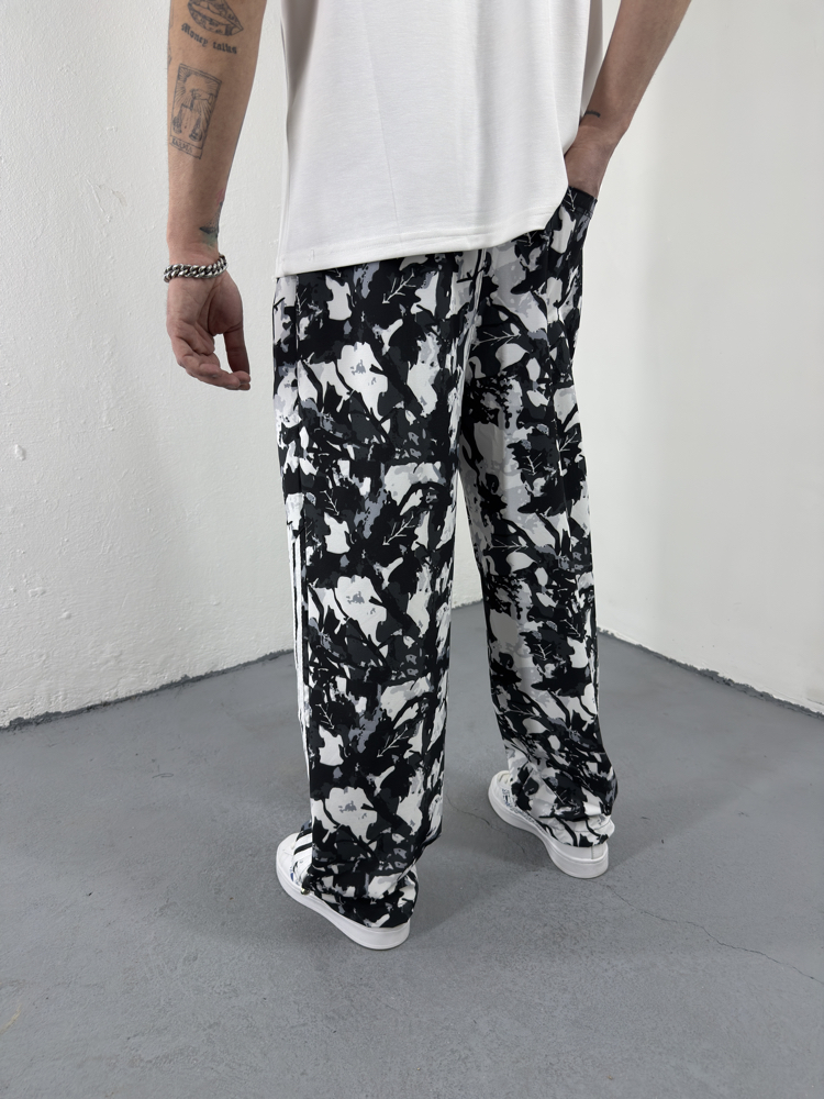 Kamuflaj Paraşüt Jogger Siyah