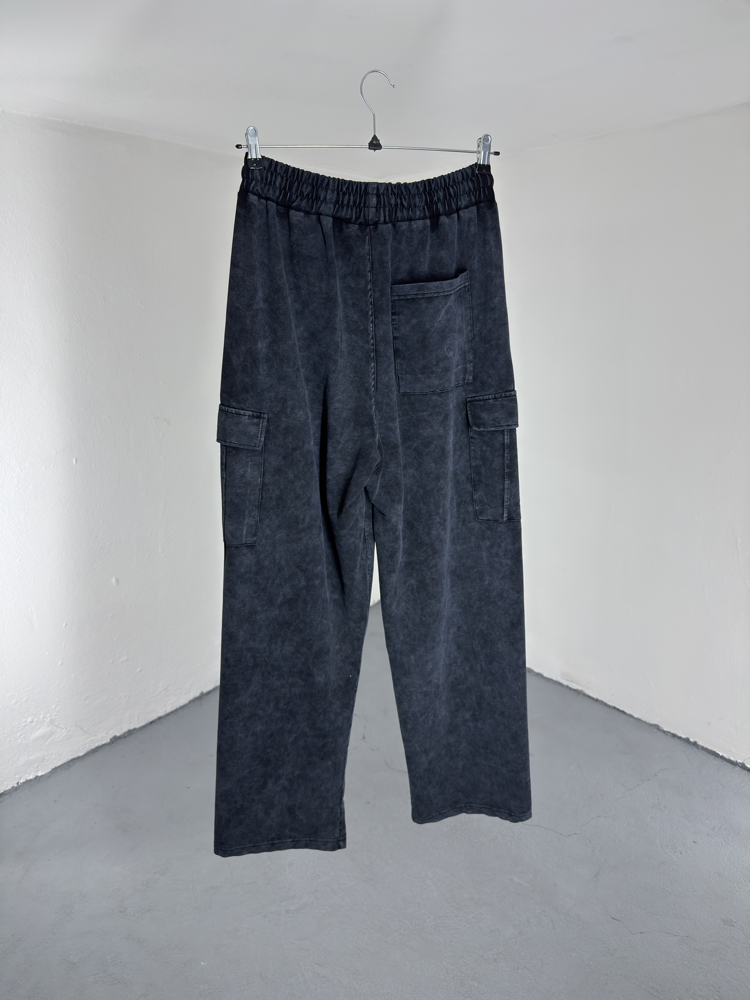 Kargo Cep Yıkamalı Baggy Eşofman