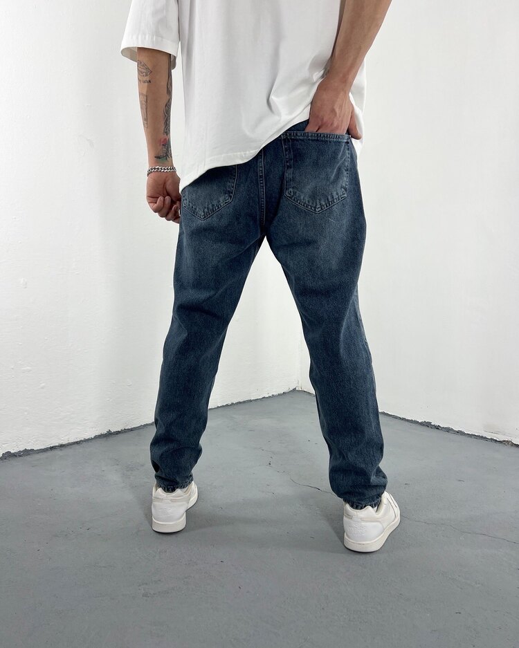 Boyfriend Jean mavi