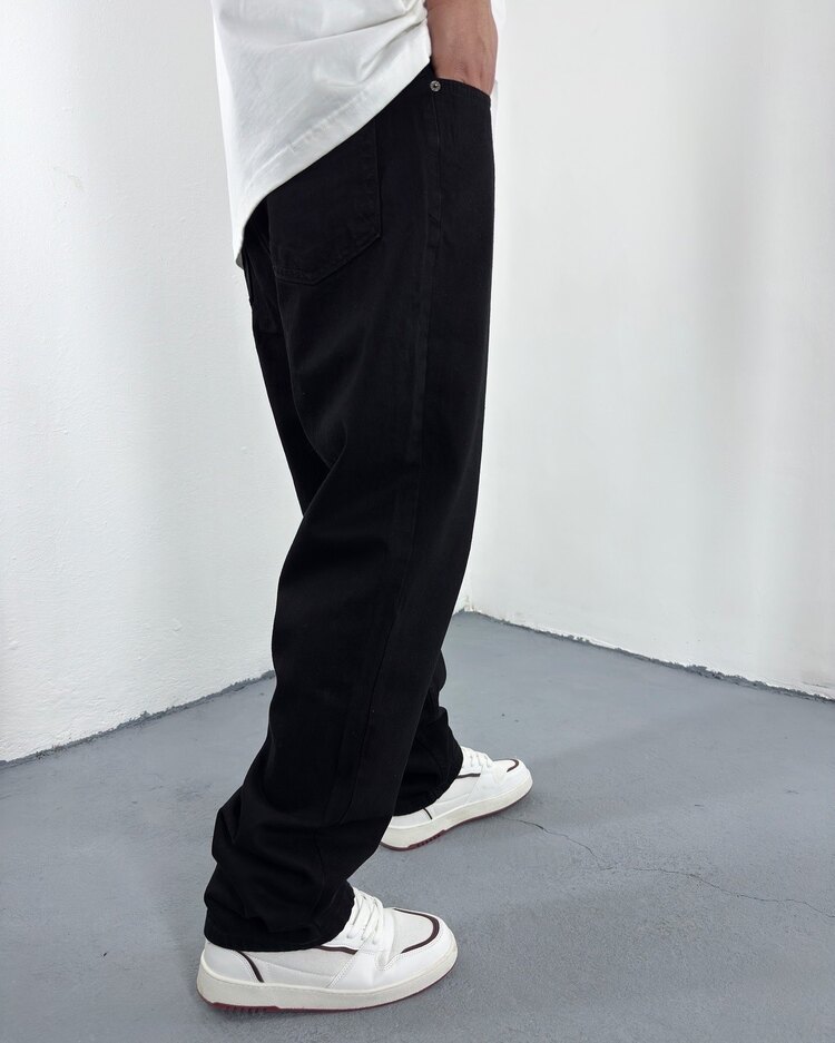 Siyah Baggy JEAN