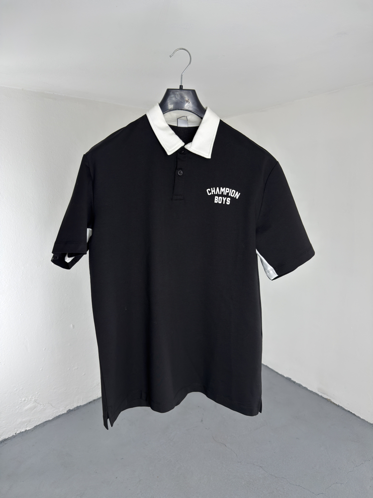 Çift Renk Polo Yaka 