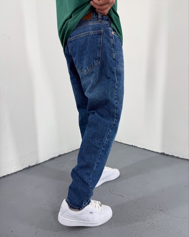 Blue Crash Boyfriend JEAN