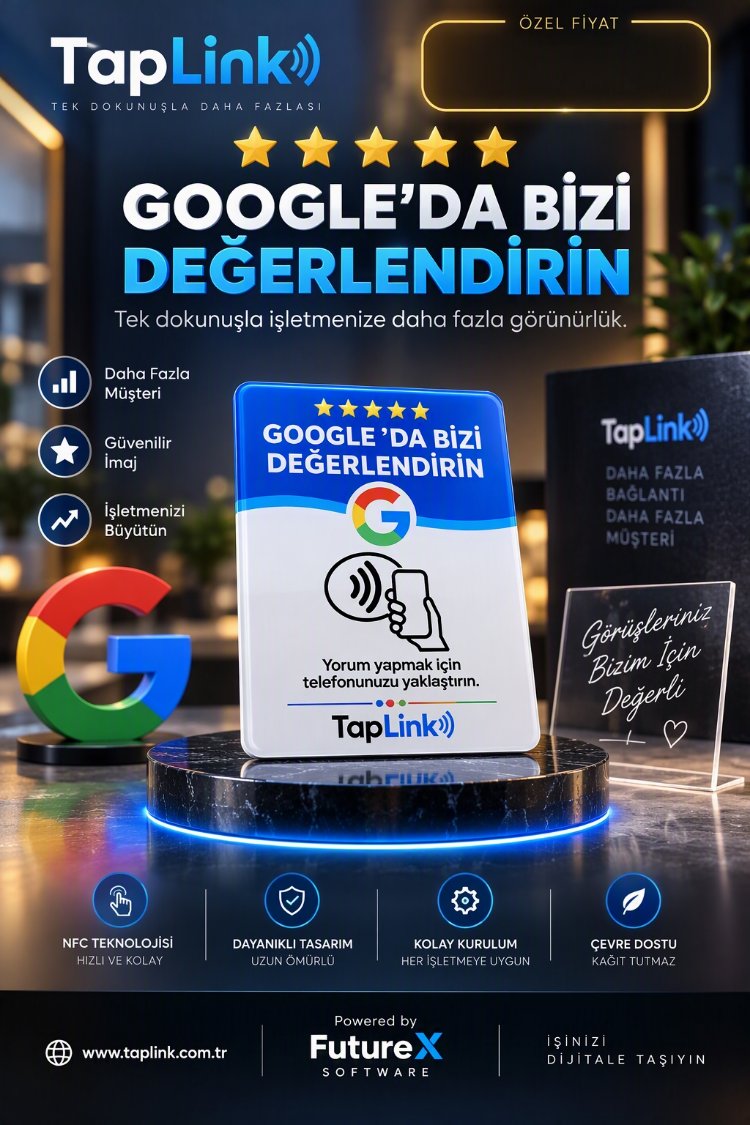 TapLink Google Yorum ve Beğeni Kartı