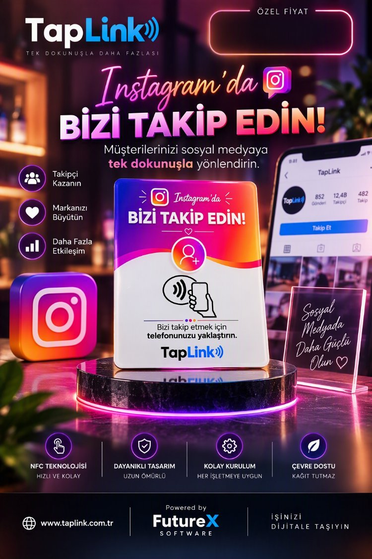 TapLink Instagram Takipçi Kartı