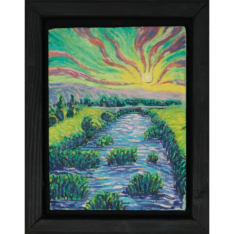 The Essence Of "Sarıçay At Sunset"