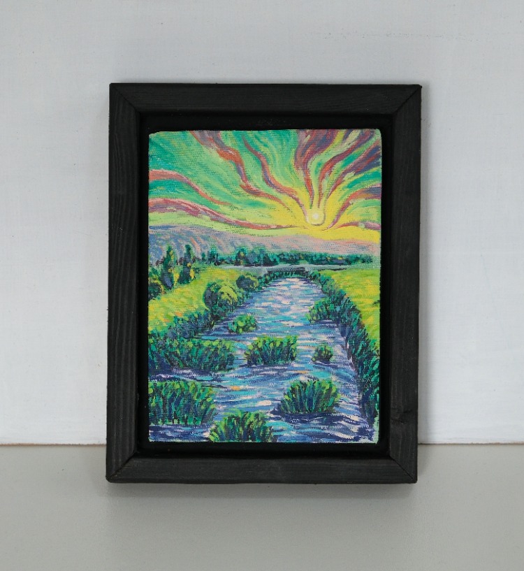 The Essence Of "Sarıçay At Sunset"