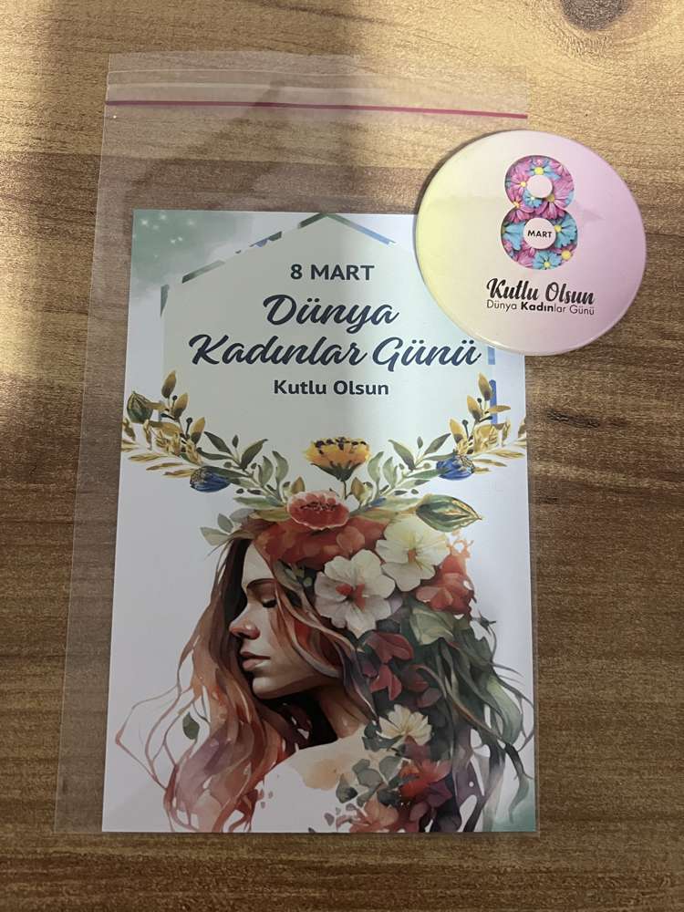 Kadınlar günü özel magnet