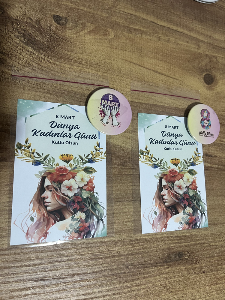 Kadınlar günü özel magnet