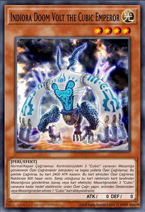 Yu-gi-oh The Dark Side Of Dimensions Aigami Cubic Türkçe Açıklamalı Destesi