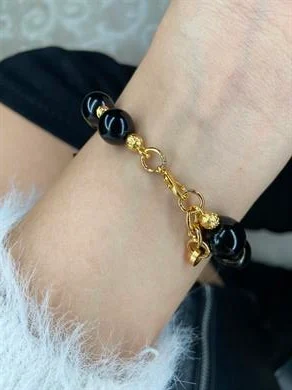 Obsidyen Bileklik