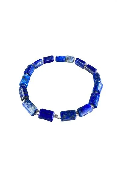 Lapis Lazuli Doğal Taş Kapsül Bileklik