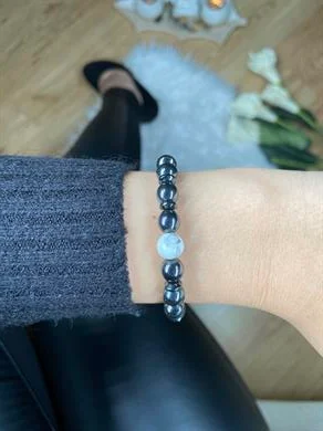 Hematit & Havlit Doğal Taş Bileklik