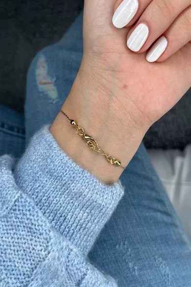 Lapis Lazuli Doğal Taş Çelik Bileklik