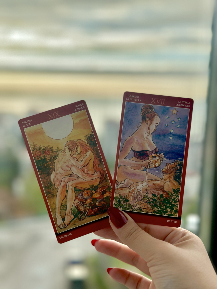 Sexuel magic tarot -12cm 7cm
