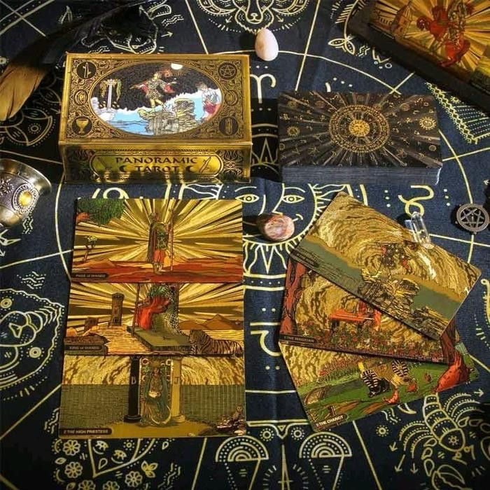 Gold Foil Panoromic Tarot