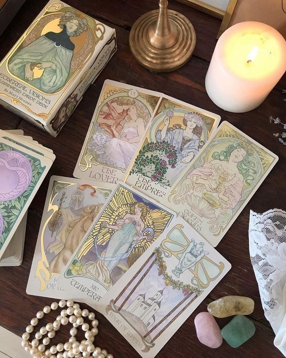 Ethereal visions tarot -Yaldızlı